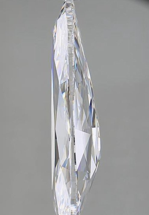 1 pcs Diamant  (Natural)  - 8.88 ct - Pară - D (fără culoare) - IF - GIA (Institutul gemologic din SUA) #3.2