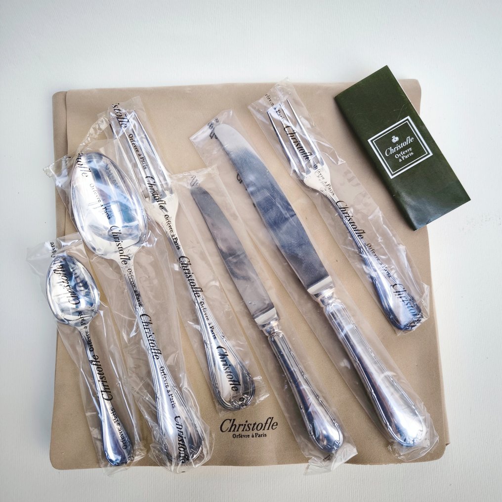 Christofle - Cutlery set (6) - Rubans - silver metal #1.2