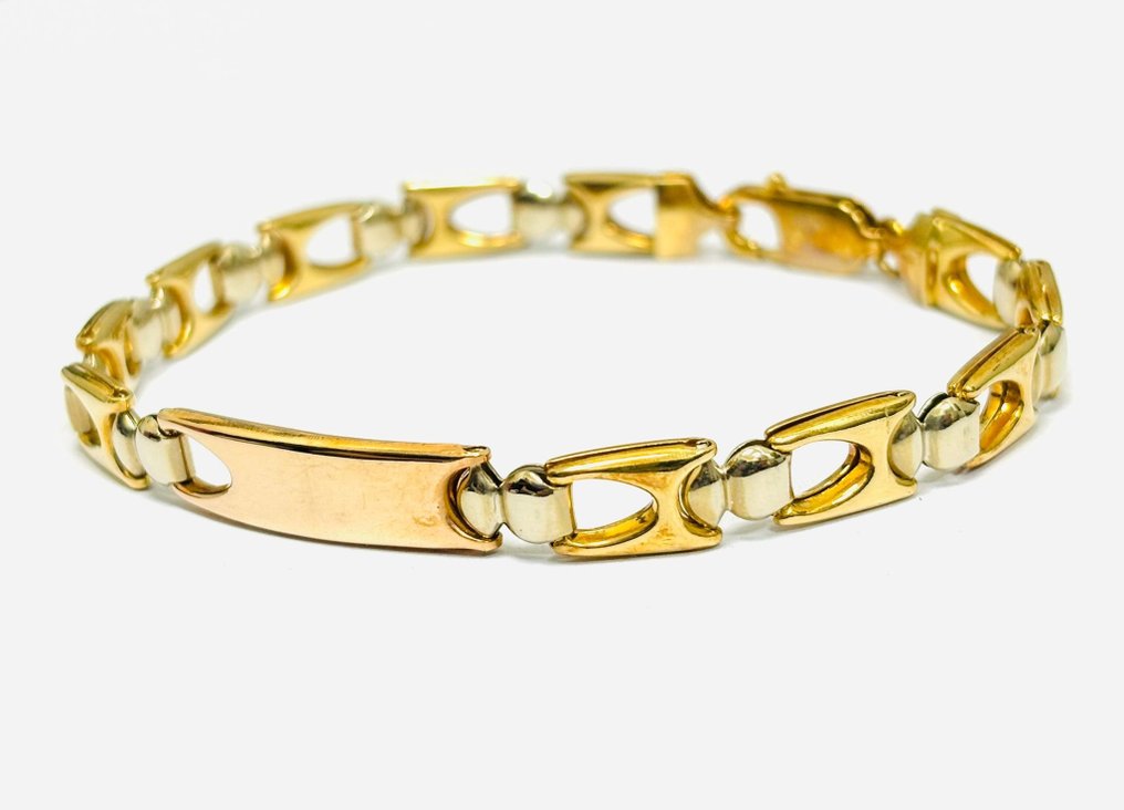 Armband - 18 karaat Geel goud, Roségoud, Witgoud - Gemaakt in Italië #2.2