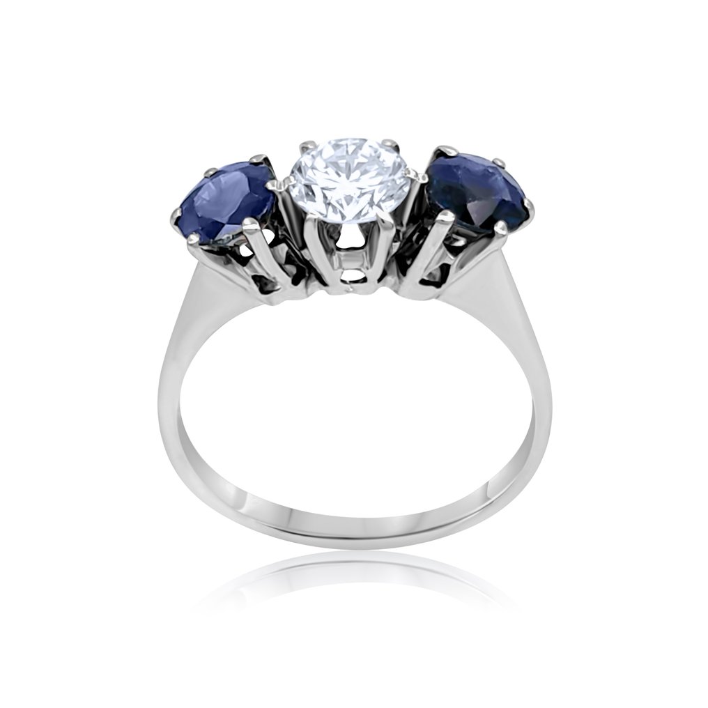Ring Vittguld -  0.65 tw. Diamant #1.2