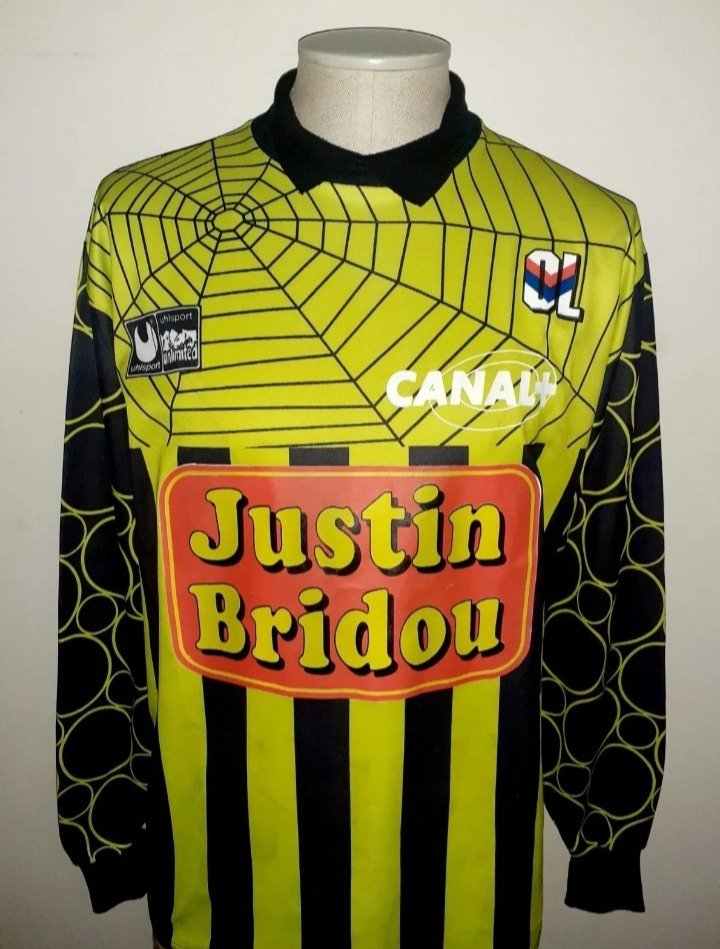 Olympique Lyon - campeonato de Francia - Olmeta - 1993 - Camiseta de fútbol #1.1