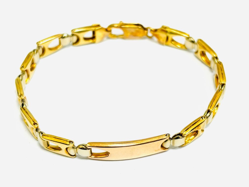 Armband - 18 karaat Geel goud, Roségoud, Witgoud - Gemaakt in Italië #3.1