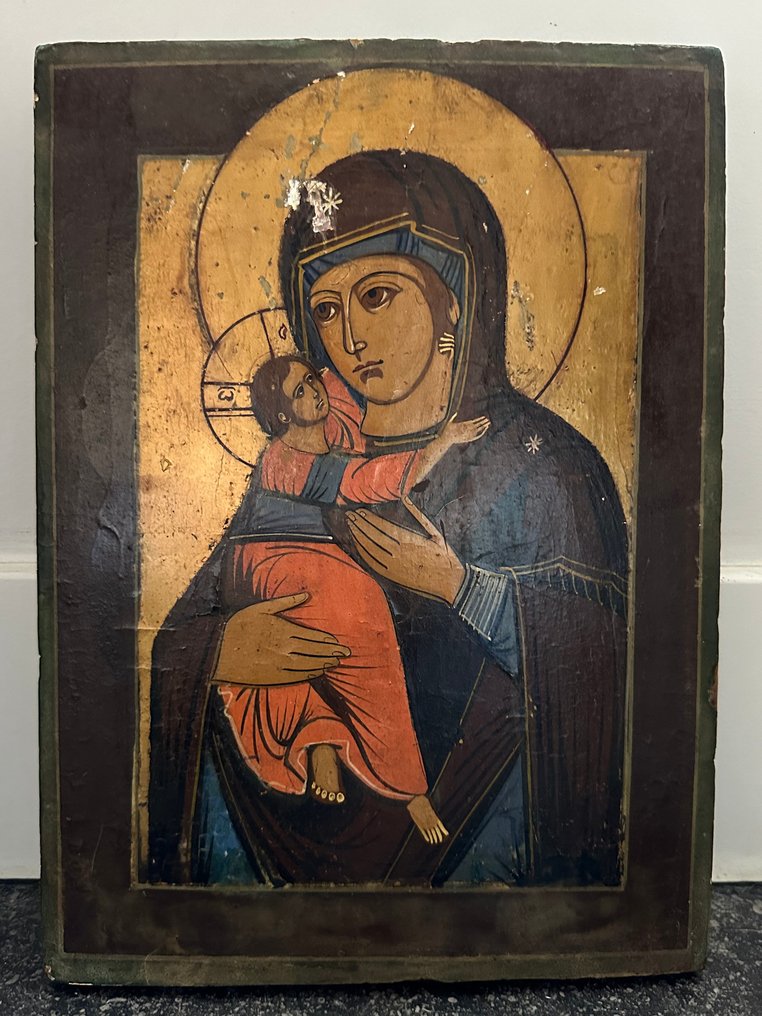 Icon - Mother of God of Vladimir - Wood #1.2