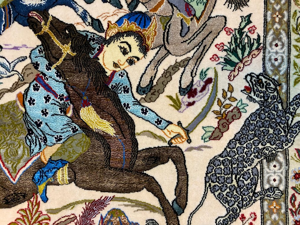 Persian handmade Isfahan with silk inlays, 130x170 cm. Mint condition! - Isphahan - 地毯 - 170 cm - 130 cm #1.3