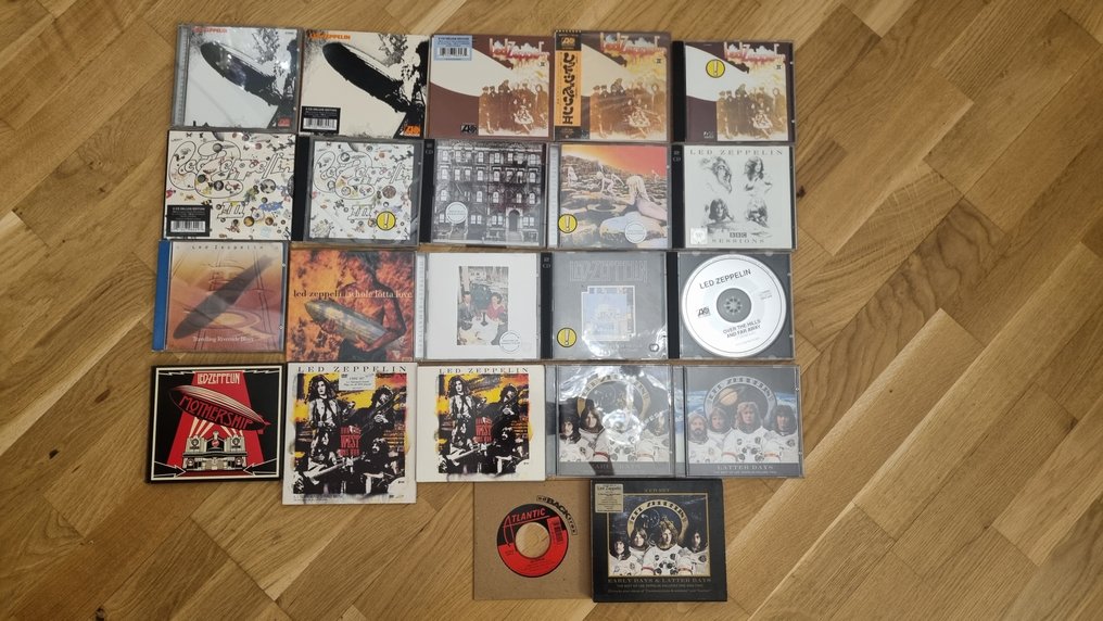 Led Zeppelin & Related, Robert Plant, Jimmy Page, Page & Plant etc. - 137 CD collection of Led Zep and solo albums, Albums & Remasters and special Promo Discs - Multiple titles - CD - 1969 #1.1