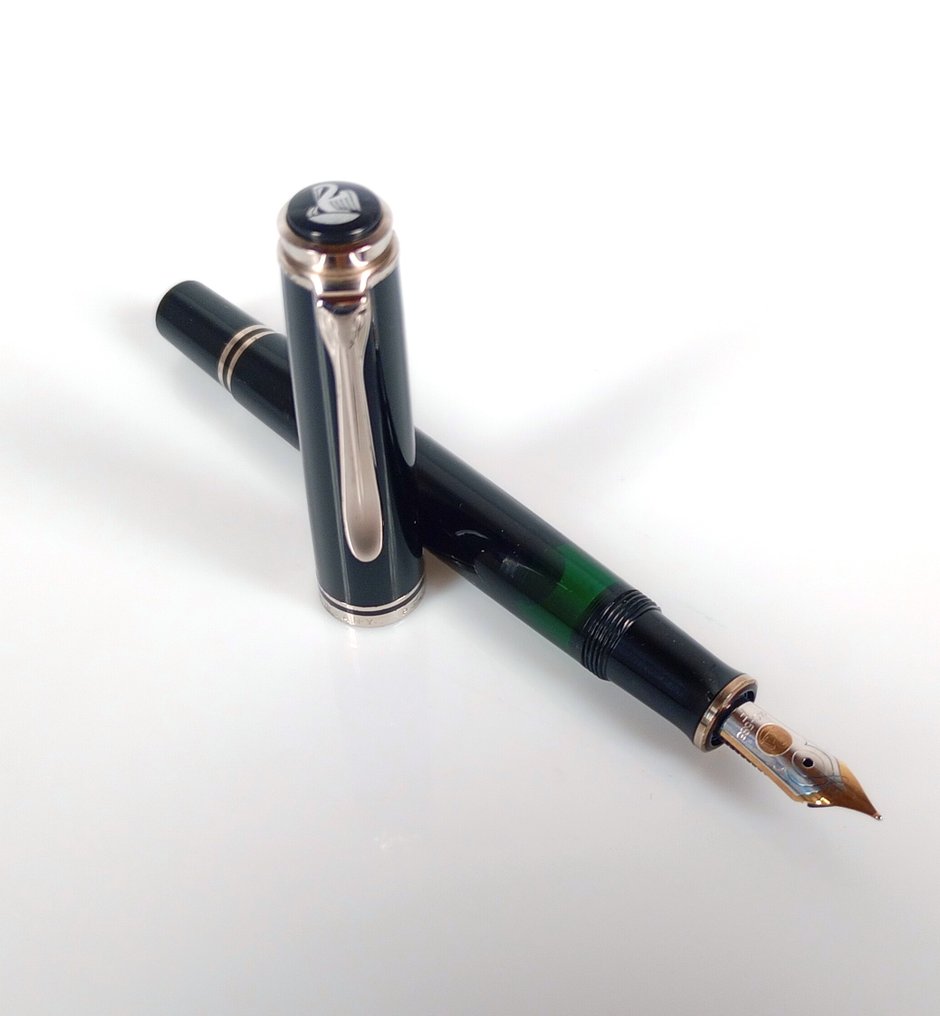 Pelikan - Souveran M400 Black and Silver - Fountain pen #1.1
