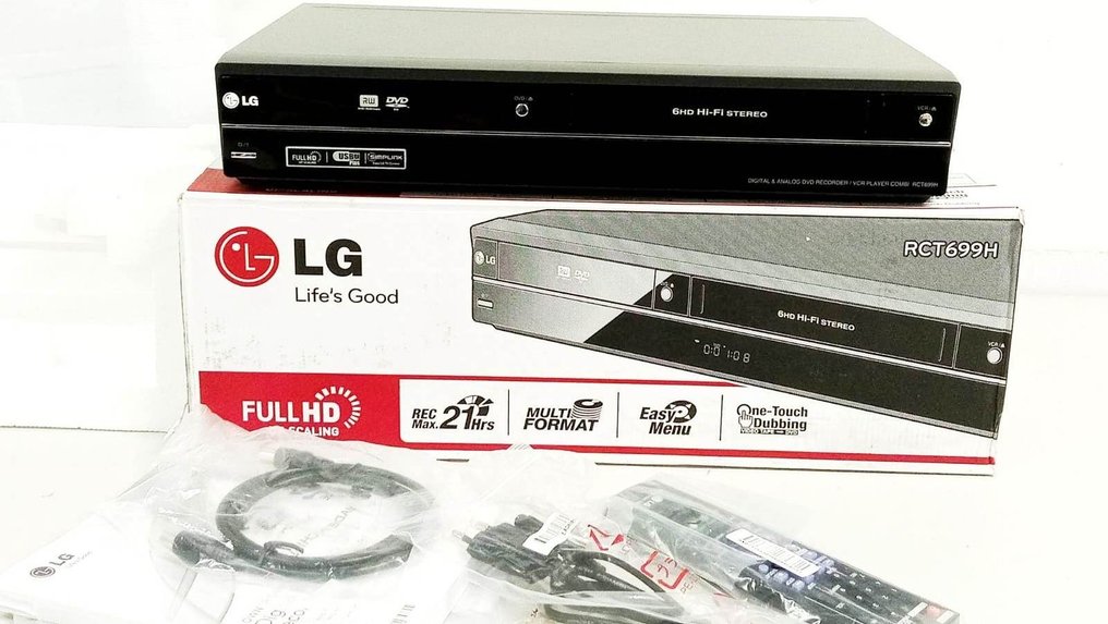 LG RCT699H | VHS / DVD Combi NEW IN BOX Videocamera/recorder S-VHS-C #3.1