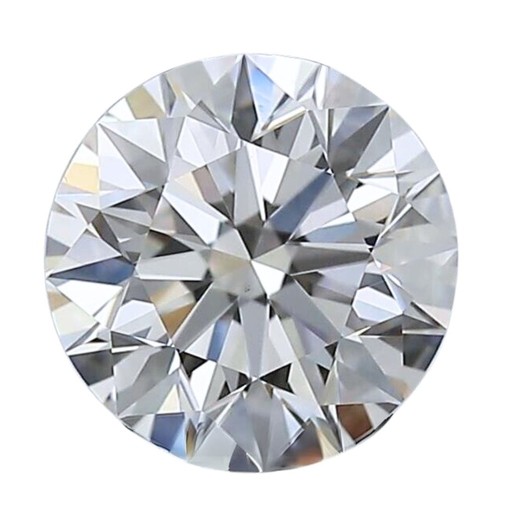 1 pcs 鑽石  (天然)  - 0.55 ct - 圓形 - G - VS1 - 美國寶石學院（Gemological Institute of America (GIA)） - 理想切割鑽石 #1.1