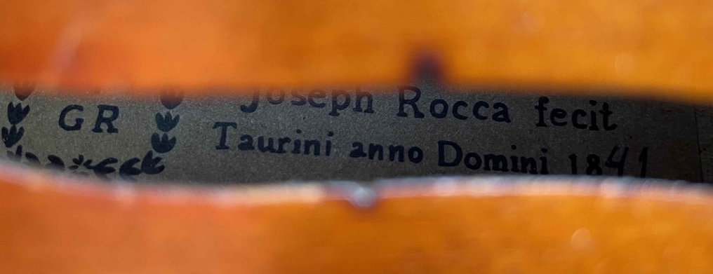 Labelled Joseph Rocca - 4/4 -  - Fiolinbue #2.1