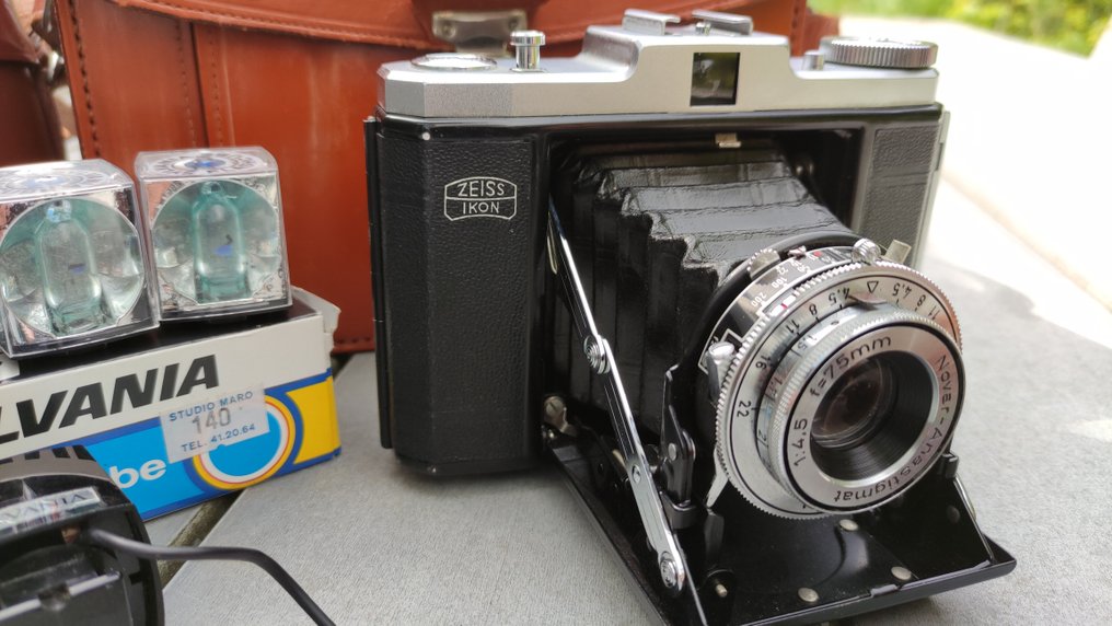 Zeiss Ikon Nettar 518/16 "Signal-Nettar" met 4,5/75mm + acc. | 類比摺疊相機 #2.2