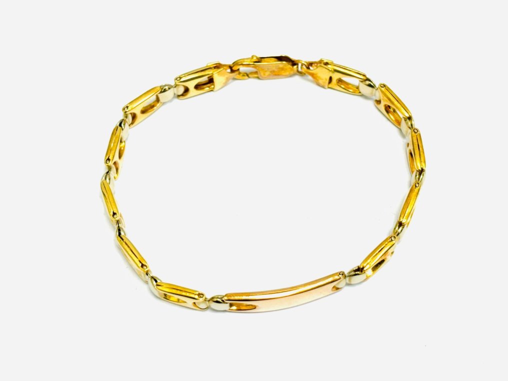 Armband - 18 karaat Geel goud, Roségoud, Witgoud - Gemaakt in Italië #3.2