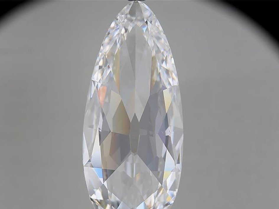 1 pcs Diament  (Naturalny)  - 8.88 ct - gruszkowy - D (bezbarwny) - IF - Gemological Institute of America (GIA) #2.2