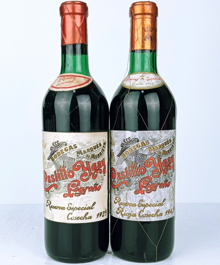 1925 & 1942 Marques de Murrieta Castillo Ygay - Rioja Gran Reserva Especial - 2 Sticle (0.75L) #1.1