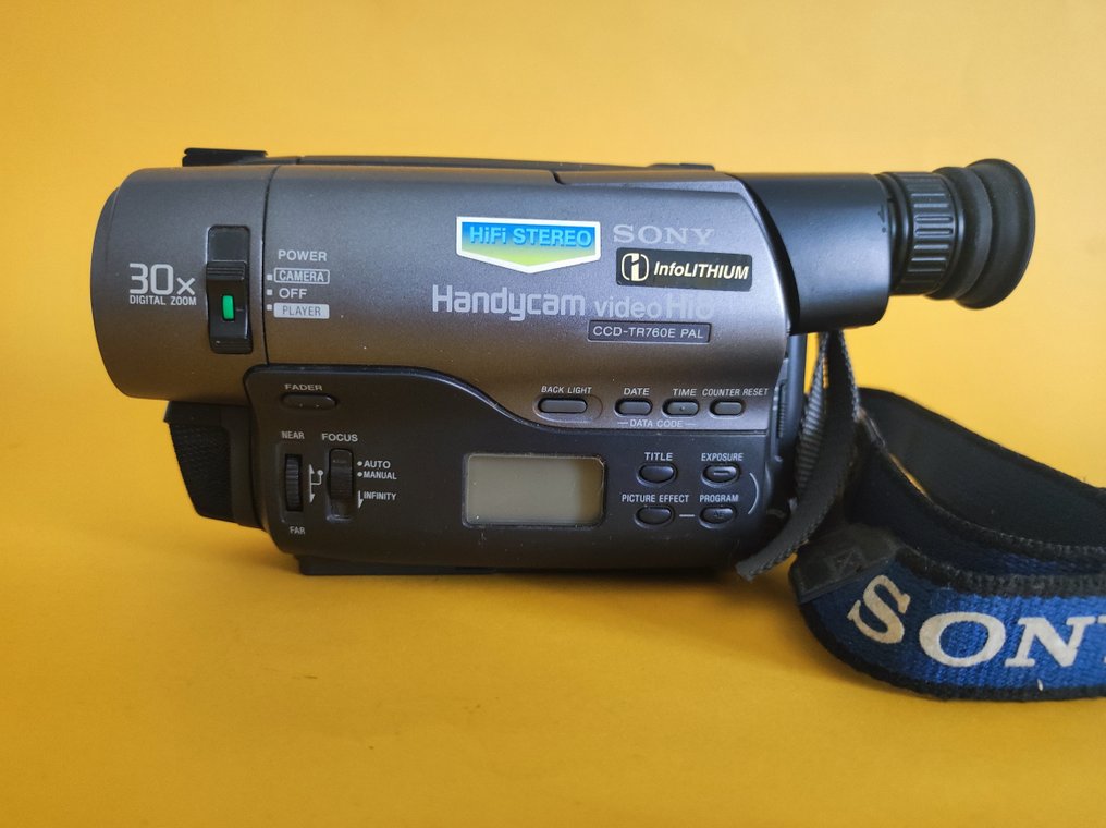 Sony Video Hi8 CCD-TR760E PAL Analogt videokamera #2.2