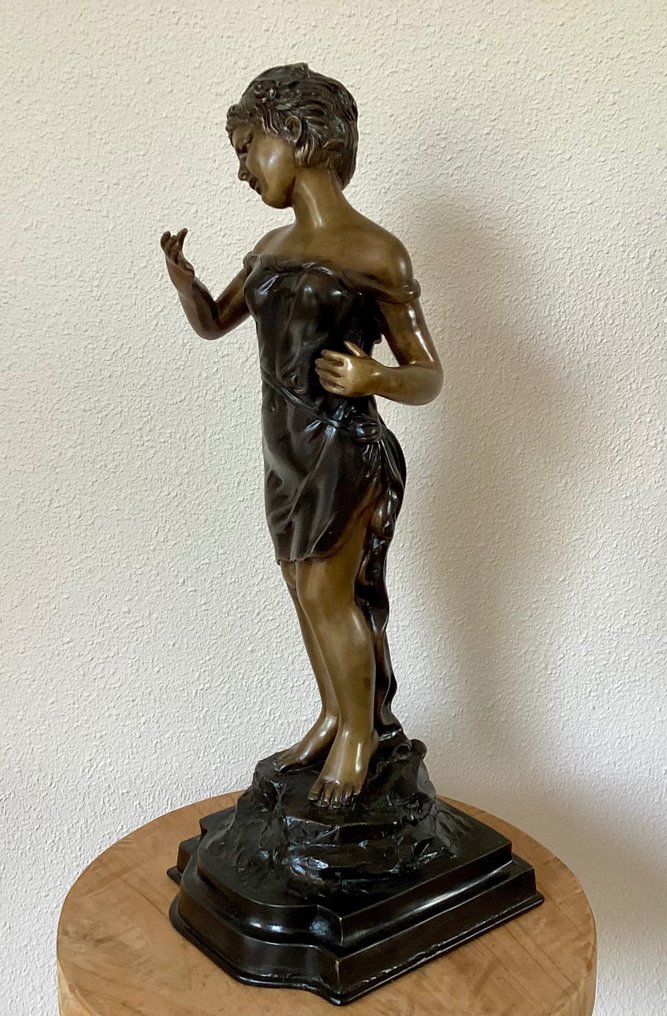 Statuie, Beauté Amoureuse - 59 cm - Bronz #2.1