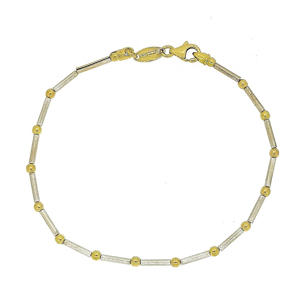 Armband - 18 kt Gelbgold, Weißgold #1.1