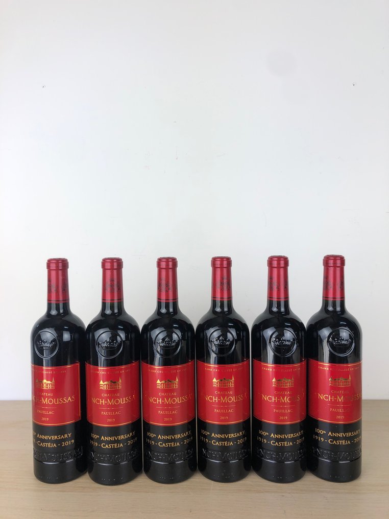 2019 Château Lynch-Moussas - Bordeaux, Pauillac Grand Cru Classé - 6 Flasker  (0,75 l) #2.1