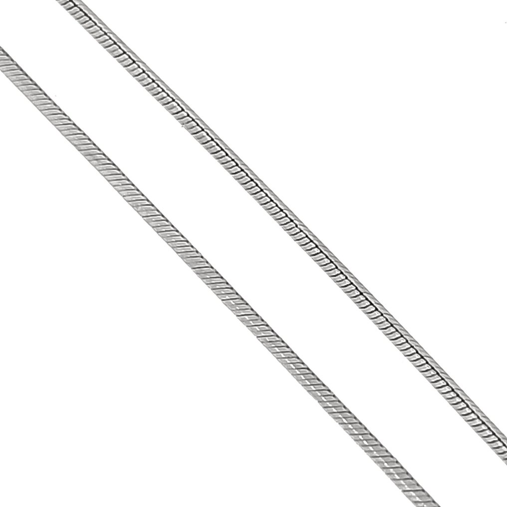 Recarlo - Halsband med hänge - 18 kt Vittguld -  0.10ct. tw. Diamant #1.2