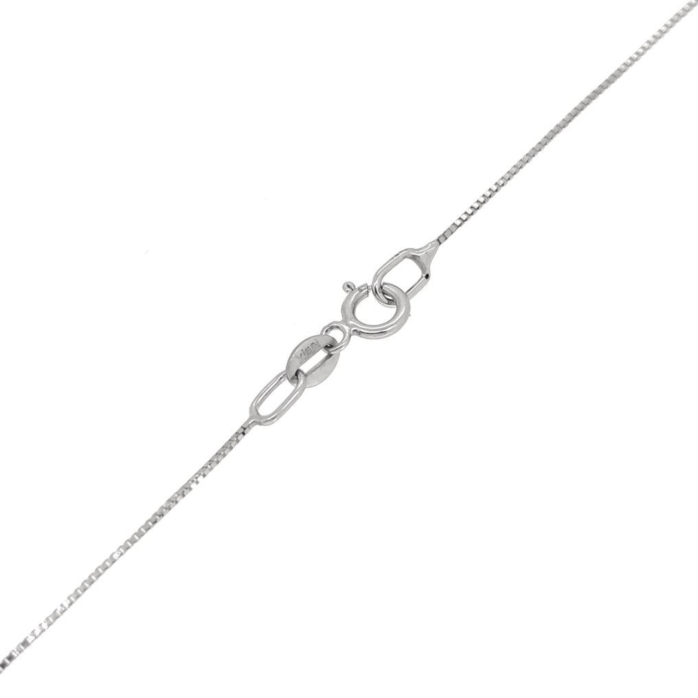 Halsband med hänge - 18 kt Vittguld -  0.30 tw. Diamant #2.1