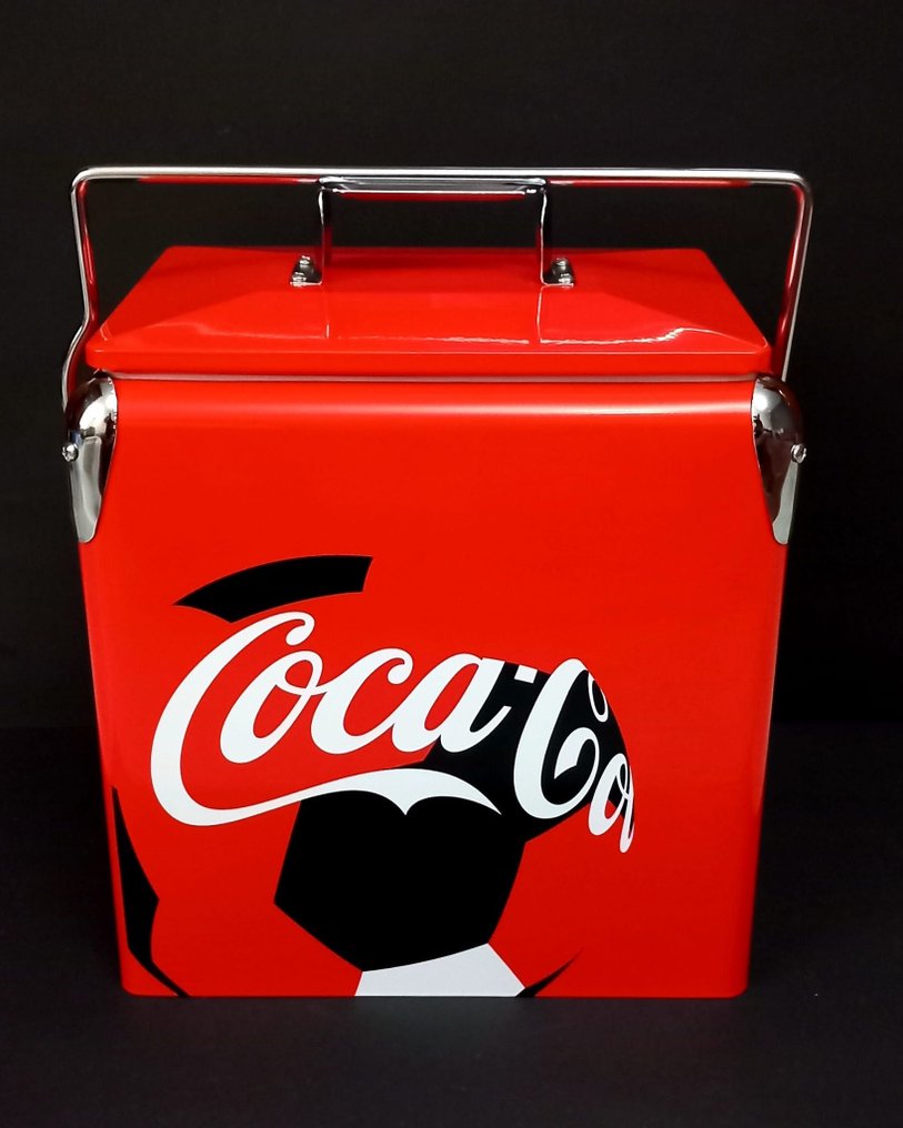 Coca Cola - Secchiello per il ghiaccio -  Frigorifero in edizione limitata per la Coppa del mondo di calcio, ghiacciaia - Plastica  #1.1