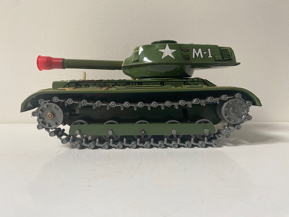 Modern Toys  - Leksak i metall Caterpillar Tank M-1 - 1960-1970 - Japan #2.1