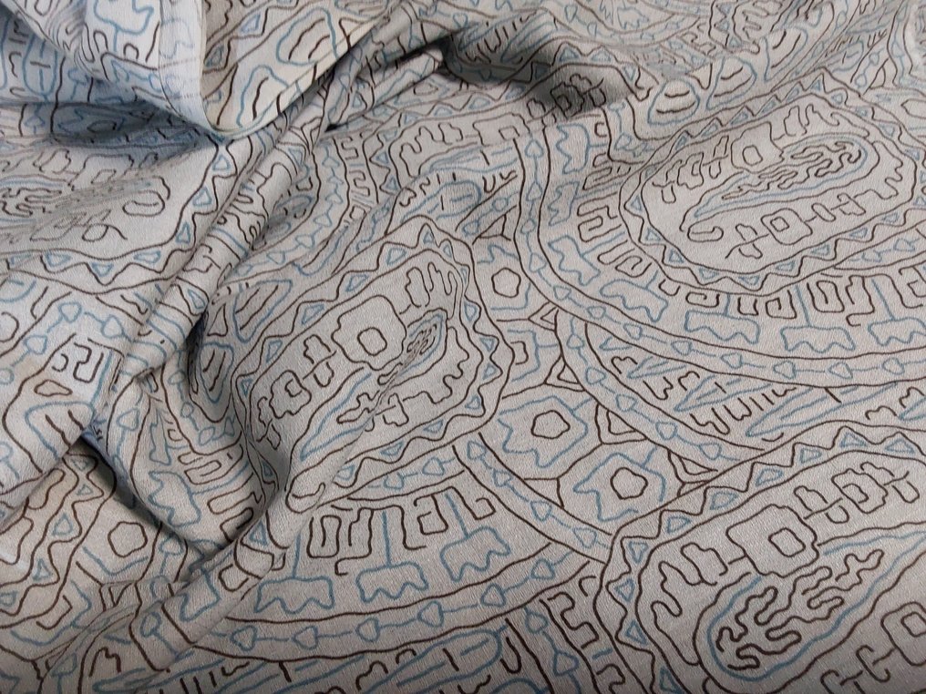 vintage geborsteld katoen - Textiel  - 620 cm - 90 cm #3.1