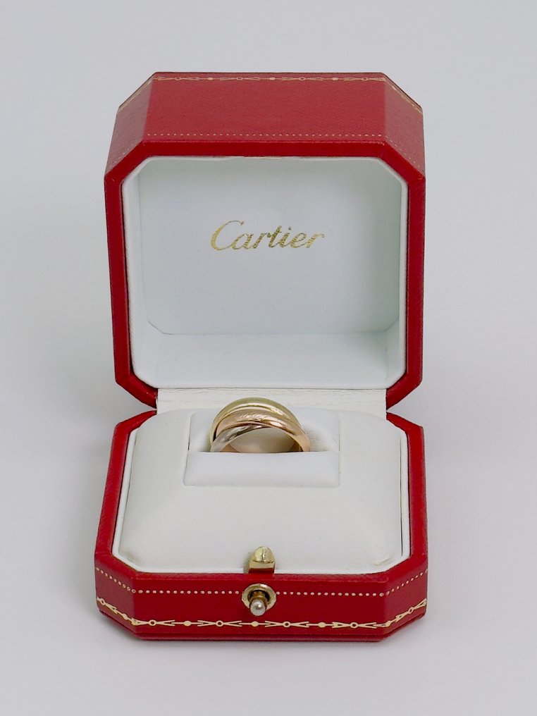 Cartier - Inel Aur alb, Aur galben, Aur roz #3.1