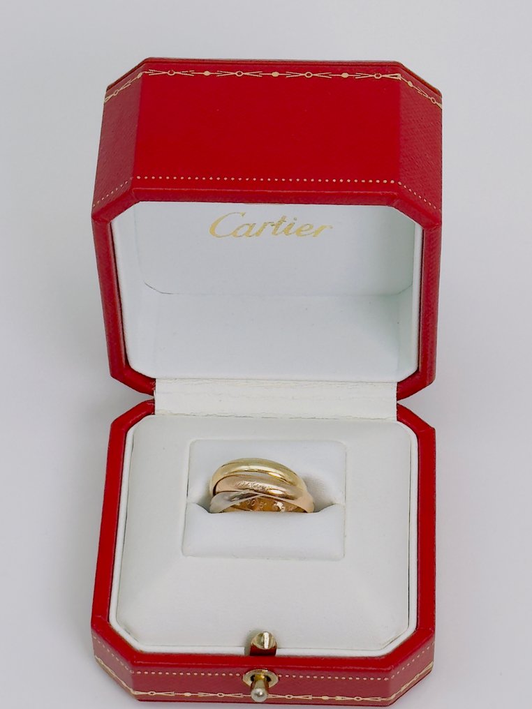 Cartier - Inel Aur alb, Aur galben, Aur roz #3.2