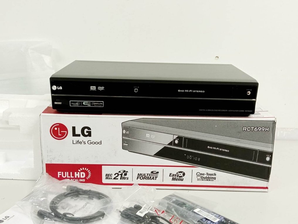 LG RCT699H | VHS / DVD Combi NEW IN BOX Videocamera/recorder S-VHS-C #2.2