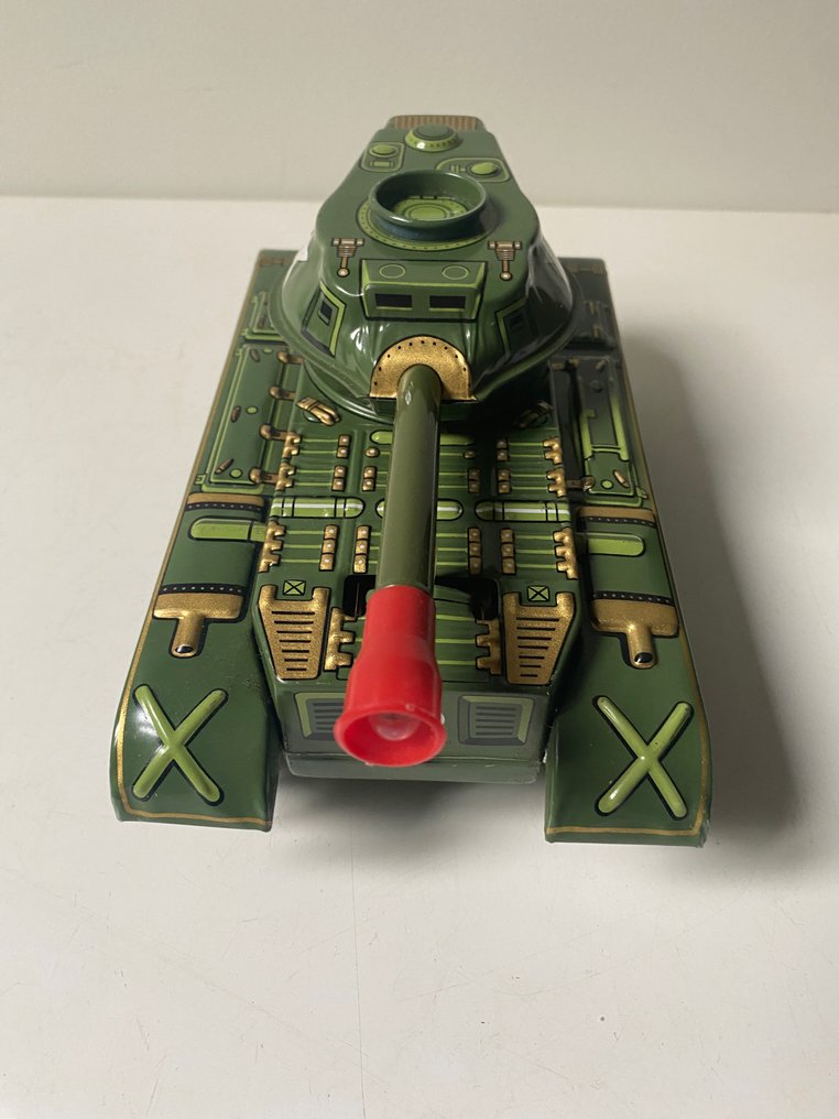 Moderne legetøj  - Bliklegetøj Caterpillar Tank M-1 - 1960-1970 - Japan #3.1