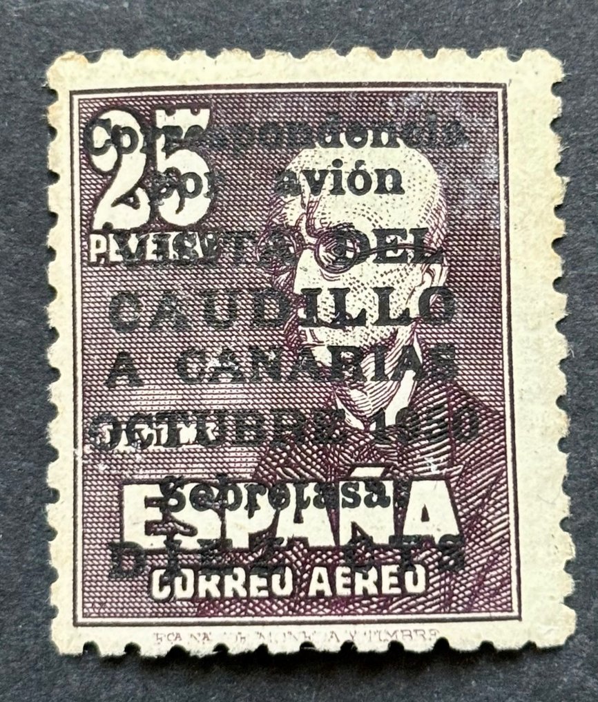 Spanien 1951/1951 - 1951 Besøg af Caudillo på De Kanariske Øer. - Edifil 1090 #1.1