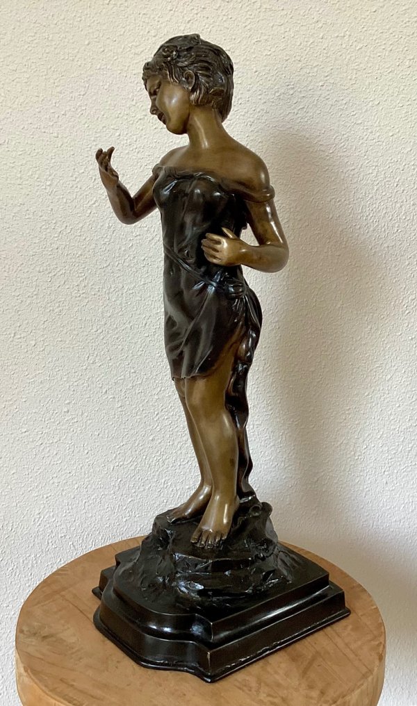 Statuie, Beauté Amoureuse - 59 cm - Bronz #1.2