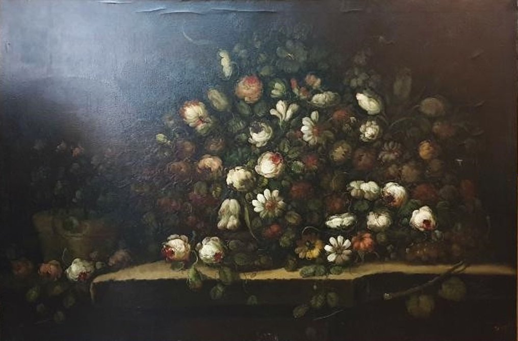 Ira Monte (1918) - Spanish painter - Still lifes of flowers #2.2