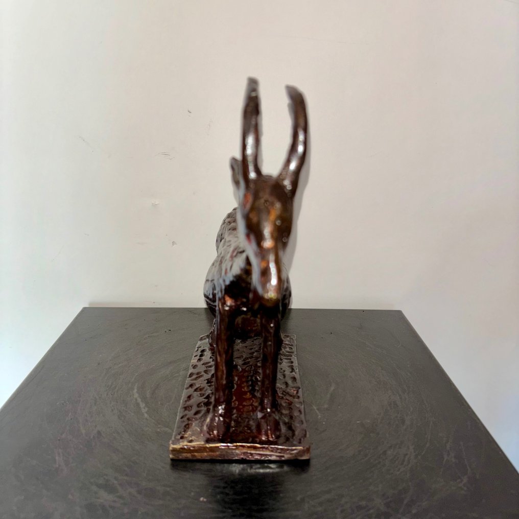 Abdoulaye Derme - Sculpture, Biquette - 21 cm - Bronze #2.1