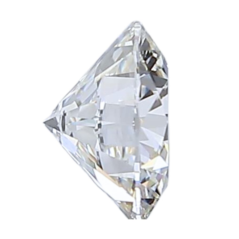 1 pcs Diament  (Naturalny)  - 0.53 ct - okrągły - F - VS1 (z bardzo nieznacznymi inkluzjami) - Gemological Institute of America (GIA) - Idealnie oszlifowany diament #3.2