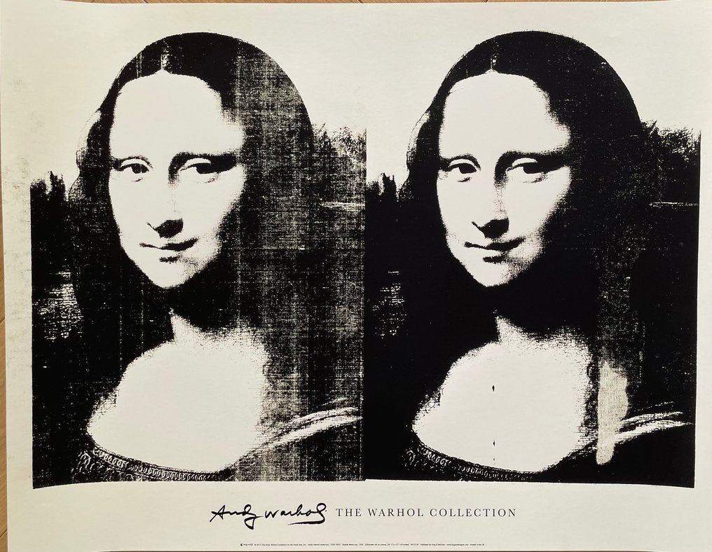 Andy Warhol (after) - (1928-1987), Double Mona Lisa, 1963, Copyright 2013 The Andy Warhol Foundation for the Visual Arts, #1.1
