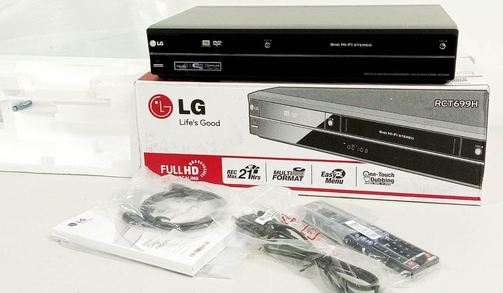 LG RCT699H | VHS / DVD Combi NEW IN BOX Videocamera/recorder S-VHS-C #2.1
