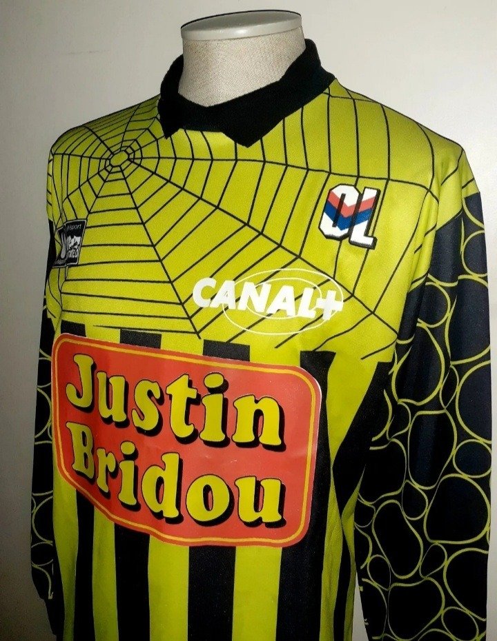 Olympique Lyon - campeonato de Francia - Olmeta - 1993 - Camiseta de fútbol #1.2