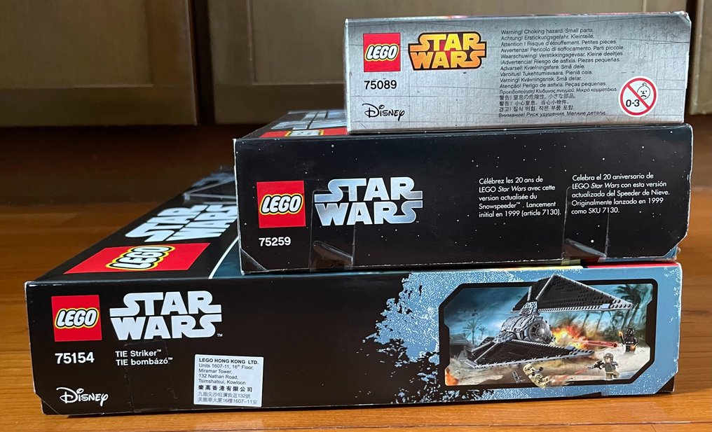 Lego - 75154, 75089 & 75259 - TIE Striker™, Geonosis Troopers & Snowspeeder™ – 20th Anniversary Edition #3.1