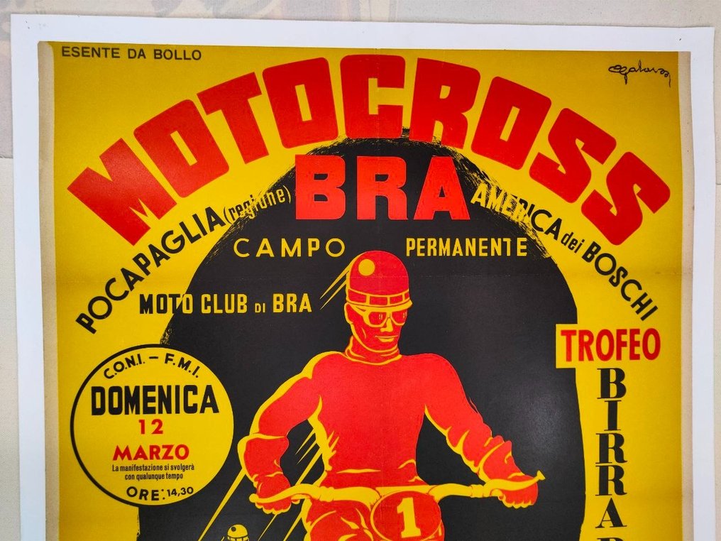 Ettore Galaverna - Campionato Italiano Motocross, trofeo Birra Peroni - Années 1950 #1.2