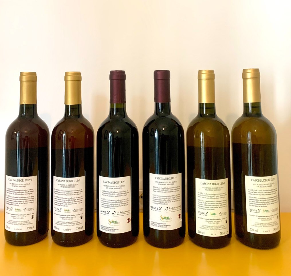 Cascina degli Ulivi: 2019 x2 A Demûa, 2014 Mounbè, 2014 Nibiô, 2019 Filagnotti & 2019 Montemarino - 皮埃蒙特 - 6 Bottles (0.75L) #1.2