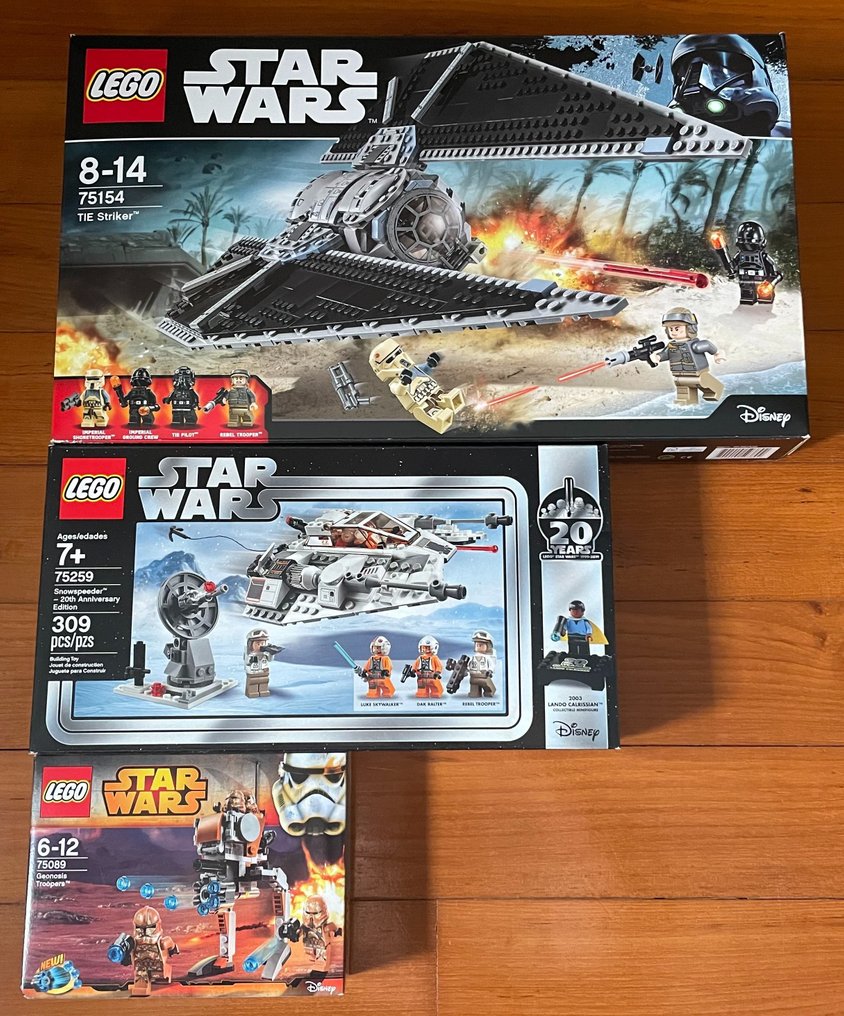 Lego - 75154, 75089 & 75259 - TIE Striker™, Geonosis Troopers & Snowspeeder™ – 20th Anniversary Edition #1.1
