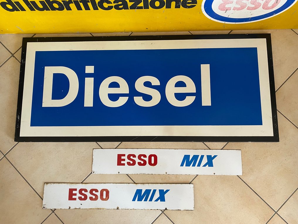Plaques métalliques Esso - Esso - 1980 #2.2