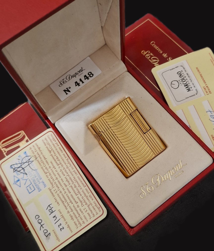 S.T. Dupont - Soubreny - Pocket lighter - Gold-plated #1.1