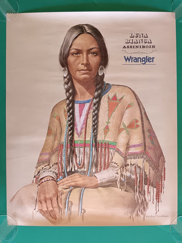 Sandro Nardini - Wrangler - Luna Bianca, Toro Seduto, Wolf, Quanah Parker - 1970s #1.2