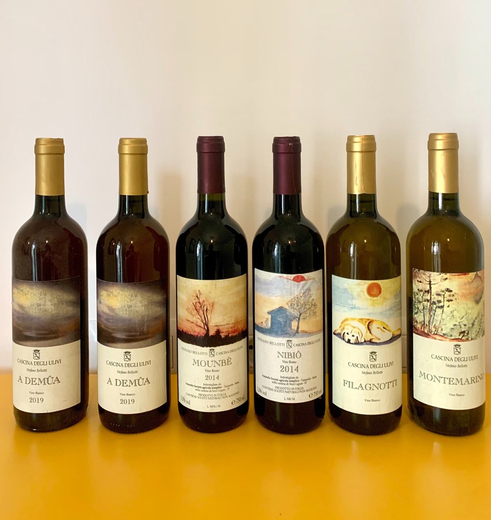 Cascina degli Ulivi: 2019 x2 A Demûa, 2014 Mounbè, 2014 Nibiô, 2019 Filagnotti & 2019 Montemarino - 皮埃蒙特 - 6 Bottles (0.75L) #1.1