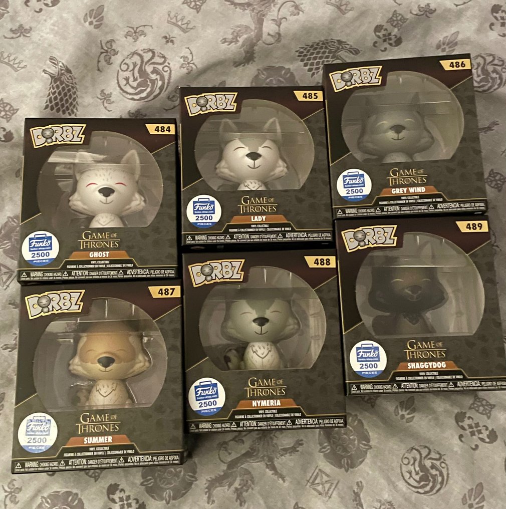 Funko  - Funko Pop Dorbz Game of Thrones wolves collection - 2010-2020 #1.1