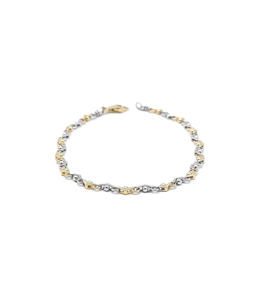 Bracelet - 18 carats Or blanc, Or jaune #1.2