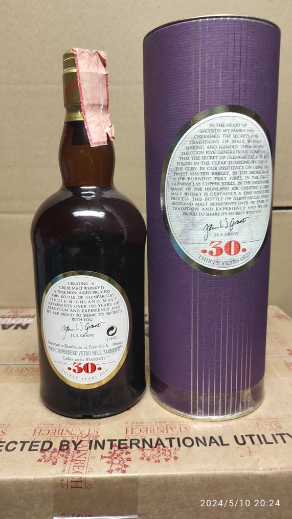 Glenfarclas 30 years old - Original bottling  - b. Jaren 1990 - 70cl #1.2