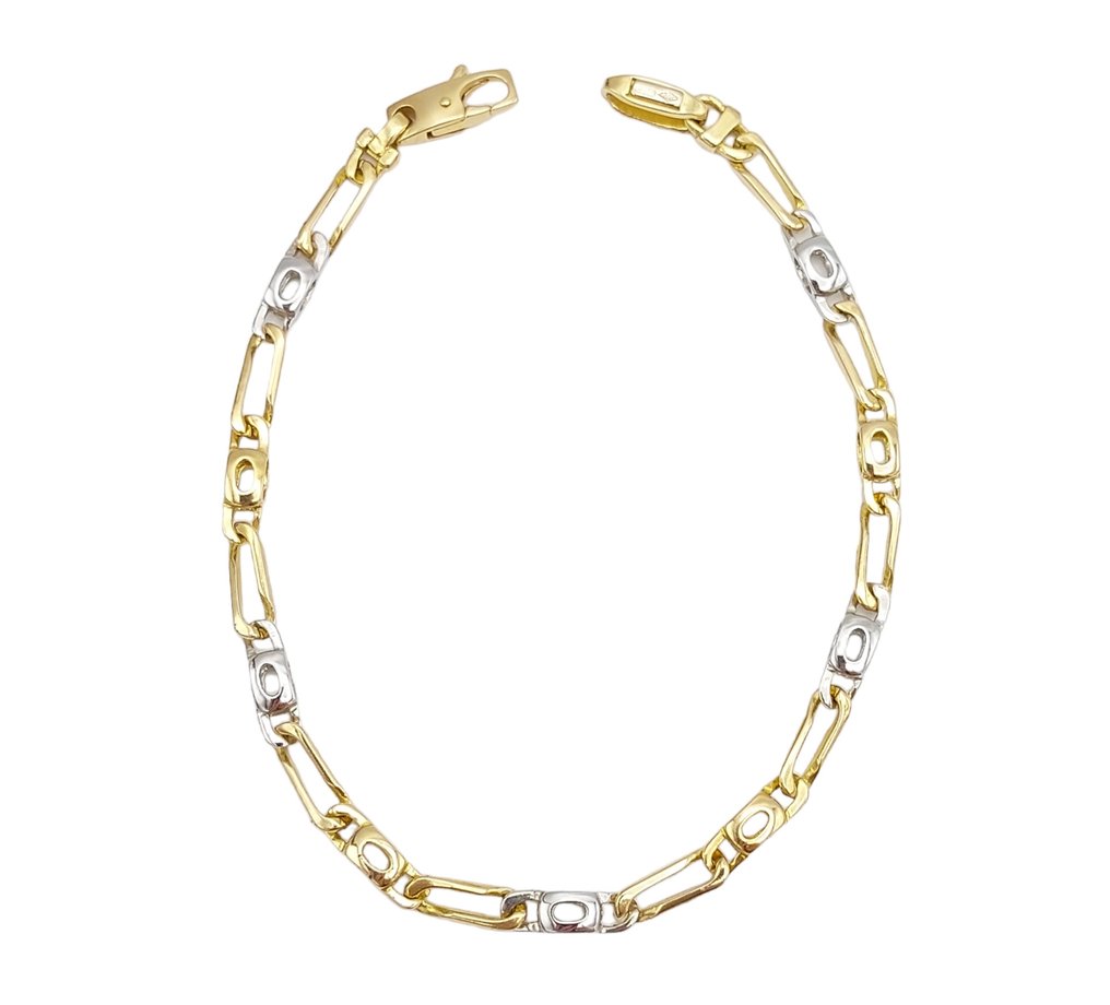 Bracelet - 18 kt. White gold, Yellow gold #1.1